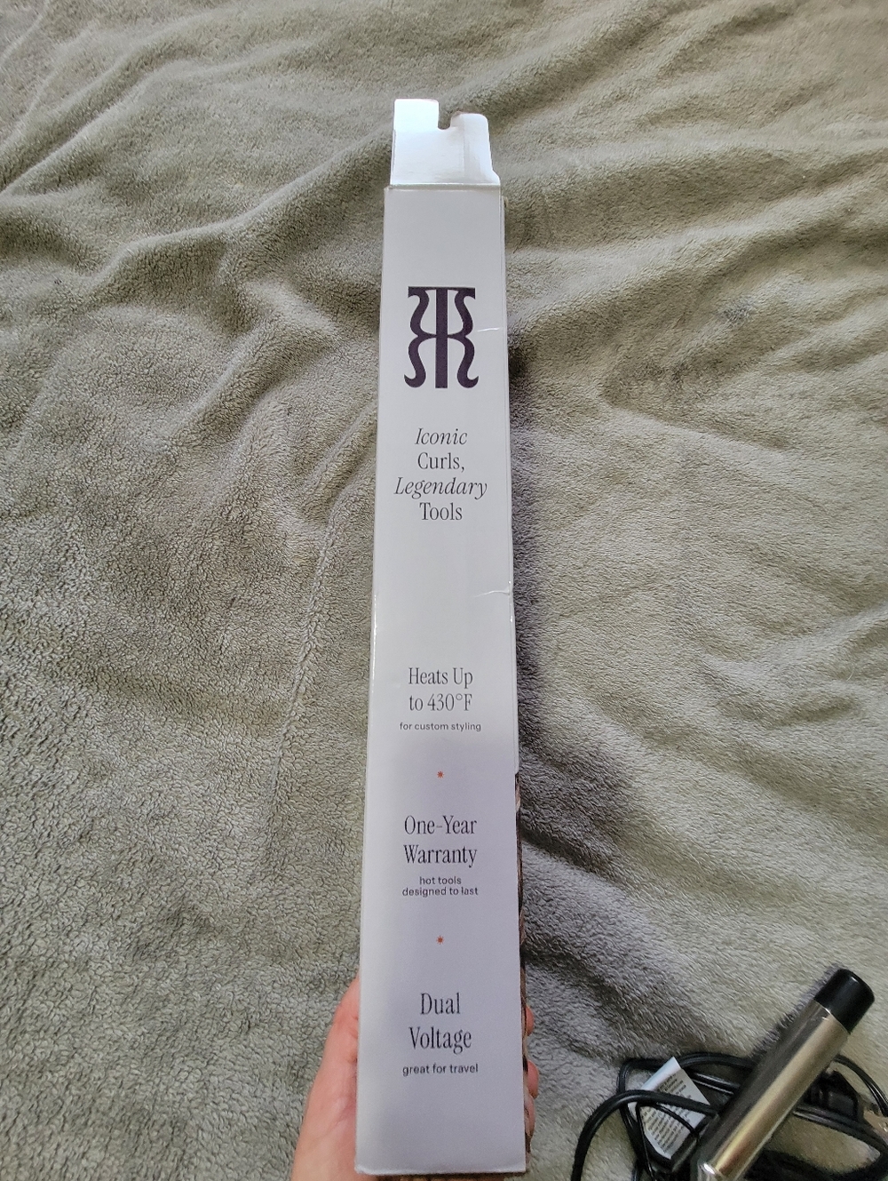 Hot Tools Titanium Curling Iron - Silver and Black 3/4in - Picture 7 of 7